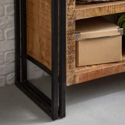 Wolf-Möbel Regal Iron II - Mango massiv / Eisen 19 Wolf-Möbel Regal Iron II - Mango massiv / Eisen -Wohnzimmermöbel boutique en ligne 1000104117 191024 17544700031 MOOD DETAILS P000000001000104117 mood