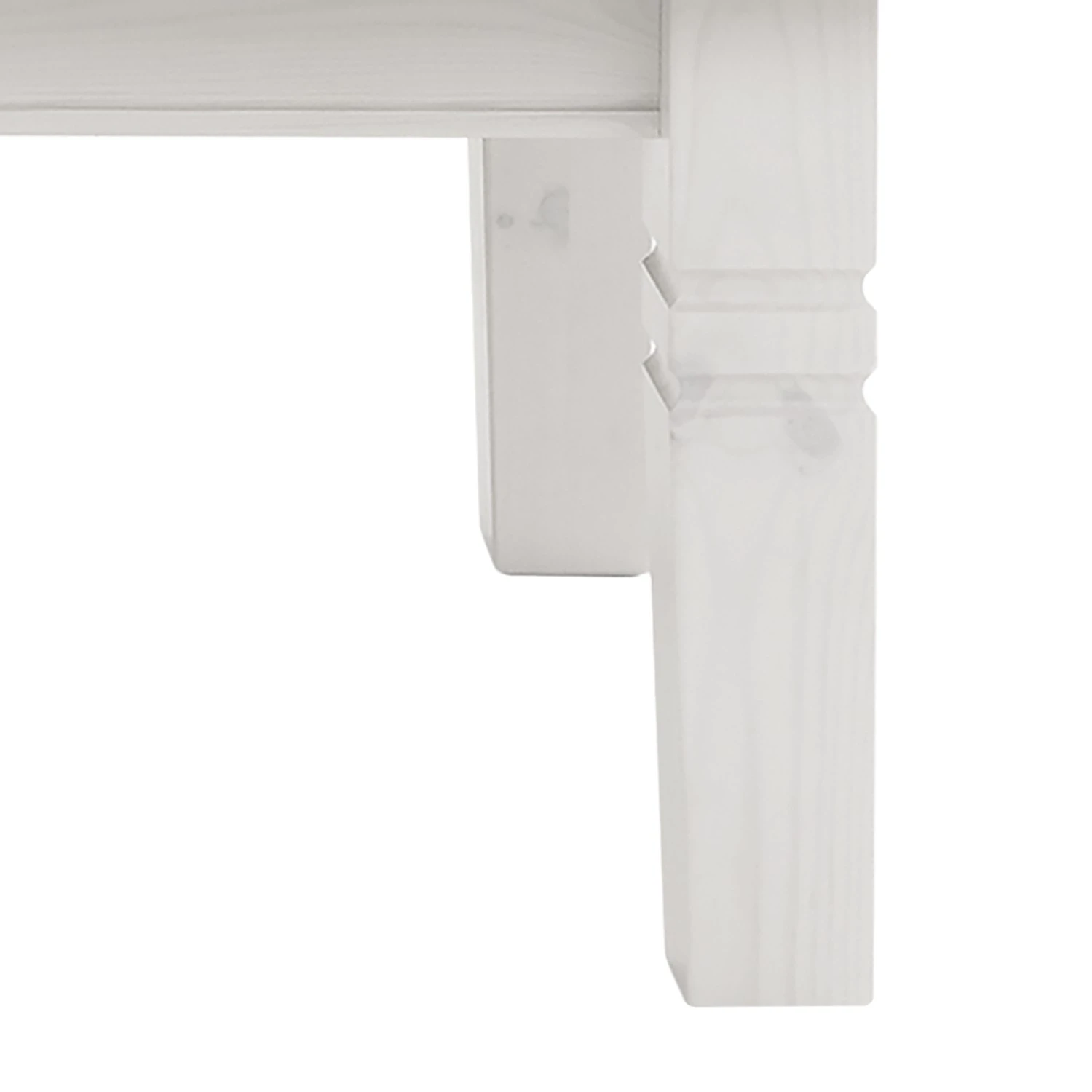 Maison Belfort Couchtisch Bergen - Kiefer Weiß / Kiefer Laugenfarbig 3 Maison Belfort Couchtisch Bergen - Kiefer Weiß / Kiefer Laugenfarbig – Bild 3