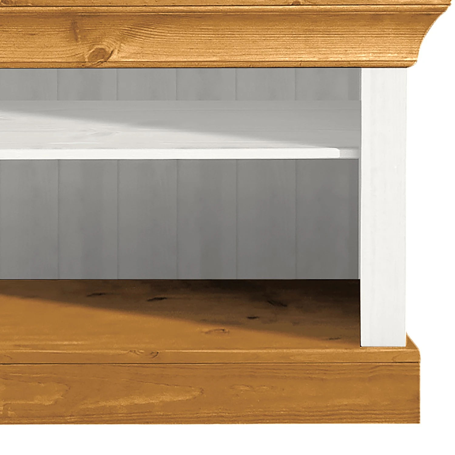 Maison Belfort Wohnwand Bergen (3-teilig) - Kiefer Weiß / Kiefer Laugenfarbig 5 Maison Belfort Wohnwand Bergen (3-teilig) - Kiefer Weiß / Kiefer Laugenfarbig – Bild 5