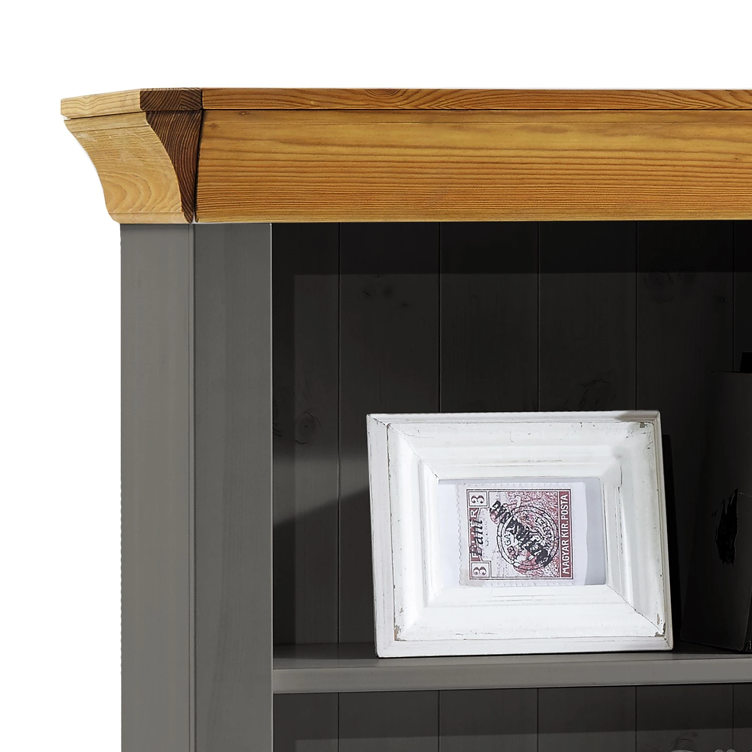 Maison Belfort Regal Bergen II - Kiefer Grau / Kiefer Laugenfarbig 3 Maison Belfort Regal Bergen II - Kiefer Grau / Kiefer Laugenfarbig – Bild 3