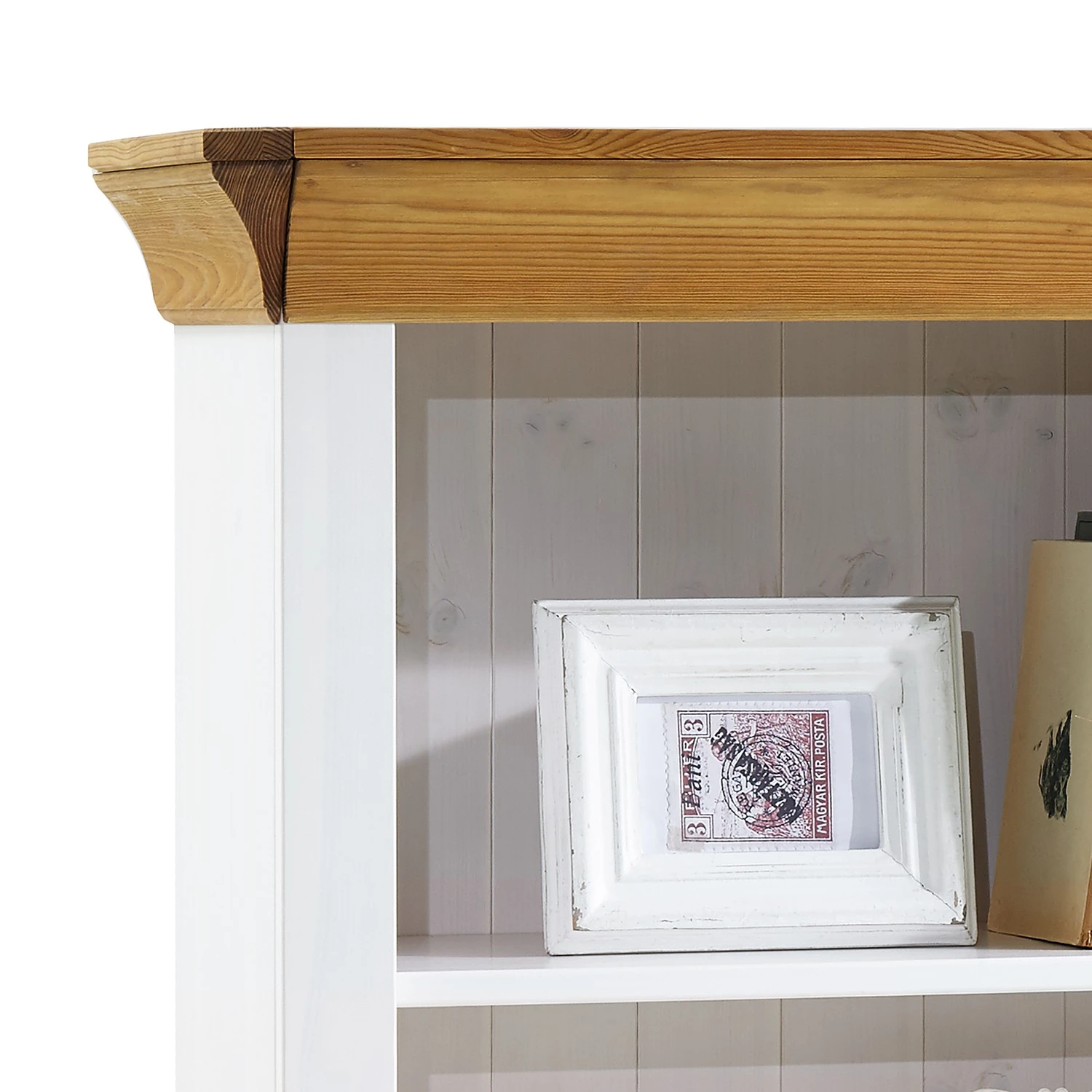 Maison Belfort Regal Bergen II - Kiefer Weiß / Kiefer Laugenfarbig 3 Maison Belfort Regal Bergen II - Kiefer Weiß / Kiefer Laugenfarbig – Bild 3