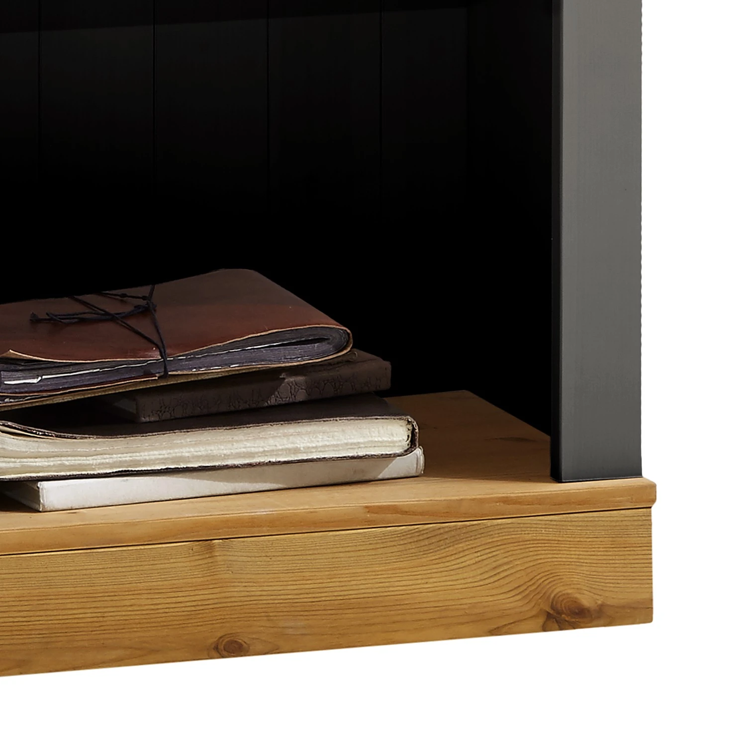 Maison Belfort Regal Bergen III - Kiefer Grau / Kiefer Laugenfarbig 4 Maison Belfort Regal Bergen III - Kiefer Grau / Kiefer Laugenfarbig – Bild 4