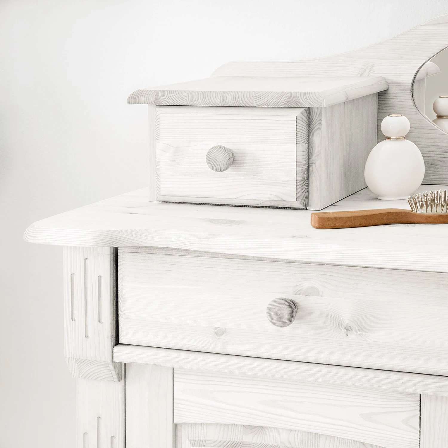 Maison Belfort Vertiko Narva - Kiefer Weiß 7 Maison Belfort Vertiko Narva - Kiefer Weiß – Bild 7