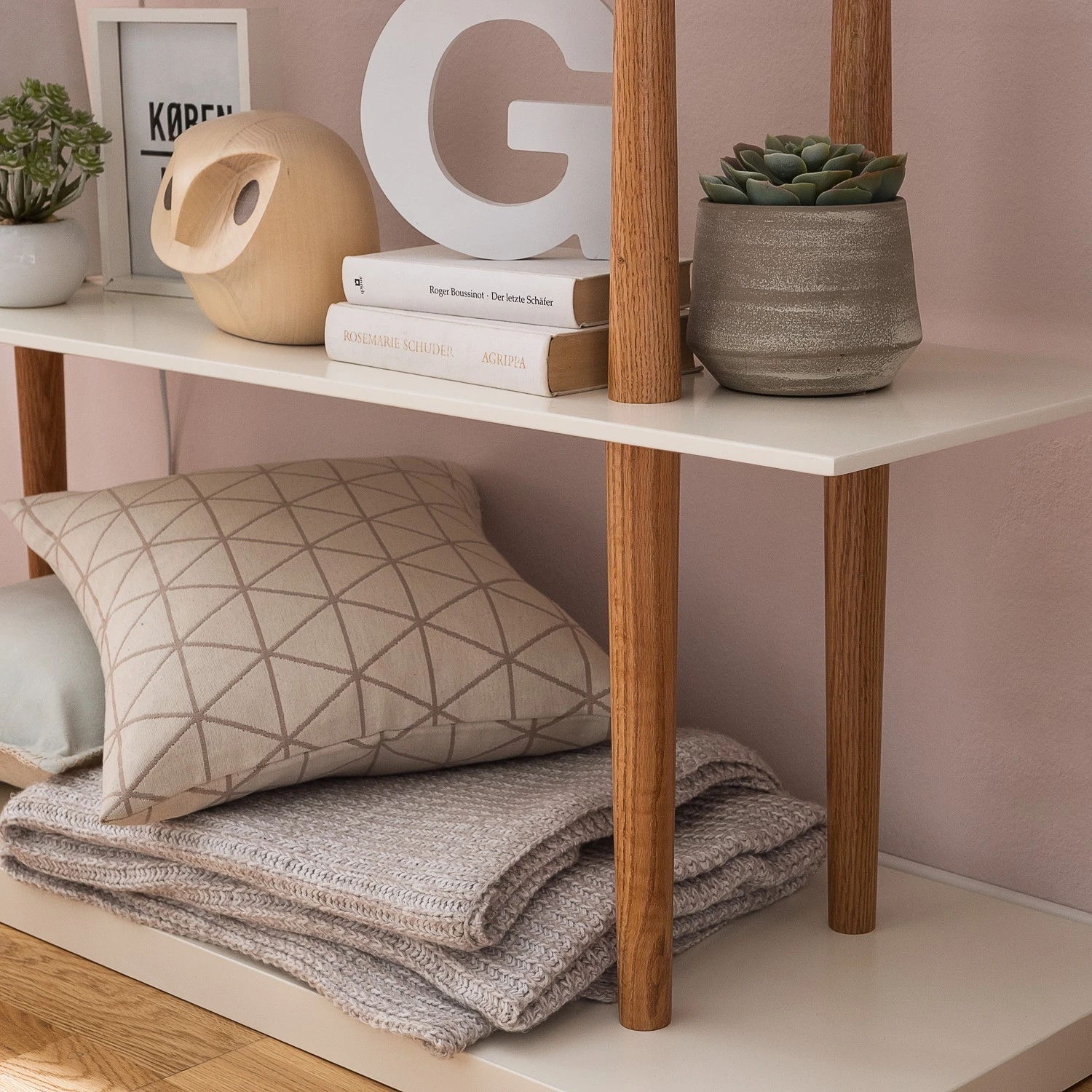 Mørteens Regal Lindholm IV - Weiß - 120 x 72 cm 6 Mørteens Regal Lindholm IV - Weiß - 120 x 72 cm – Bild 6