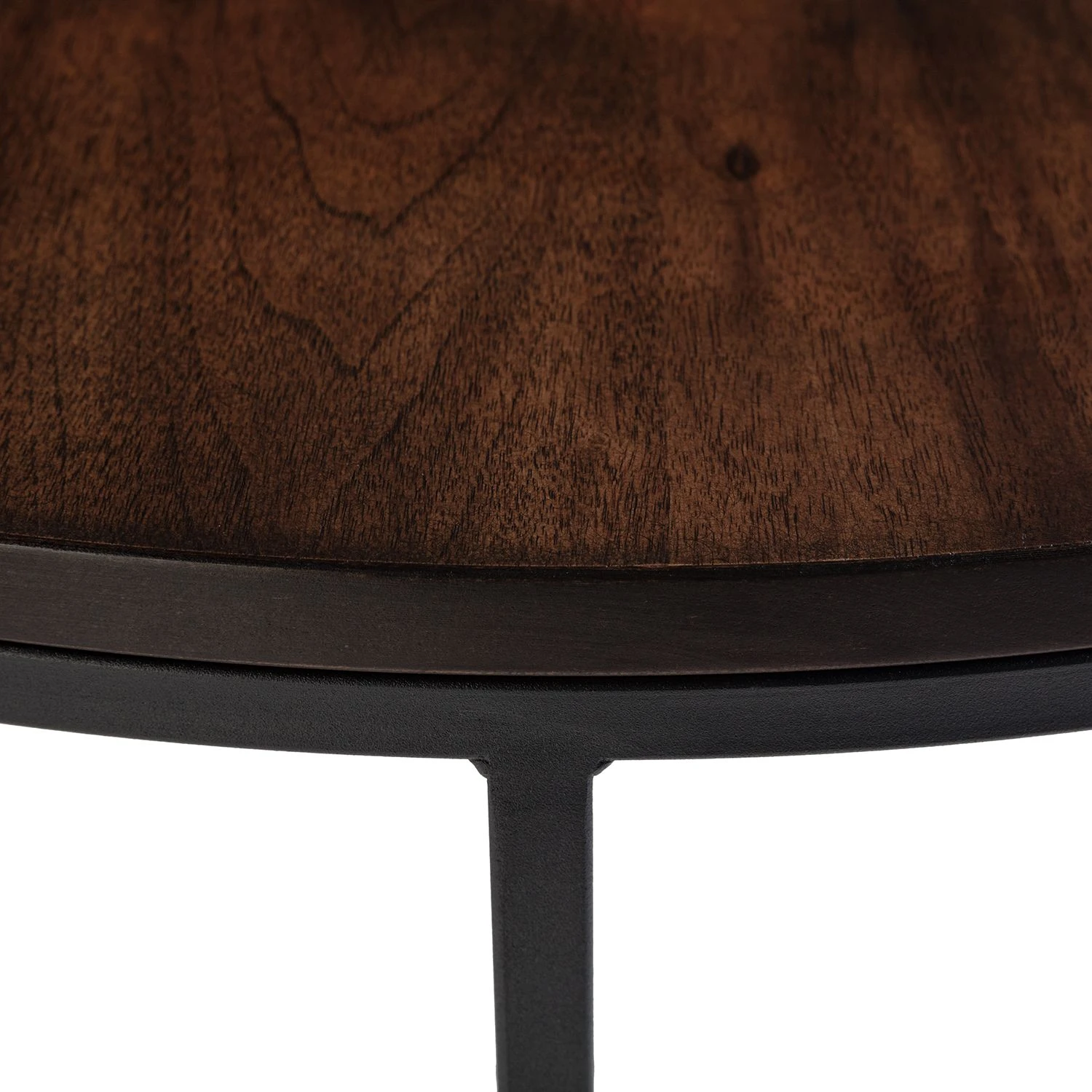 Ars manufacti Couchtisch Marias I (2er-Set) - Walnuss / Schwarz 6 Ars manufacti Couchtisch Marias I (2er-Set) - Walnuss / Schwarz – Bild 6