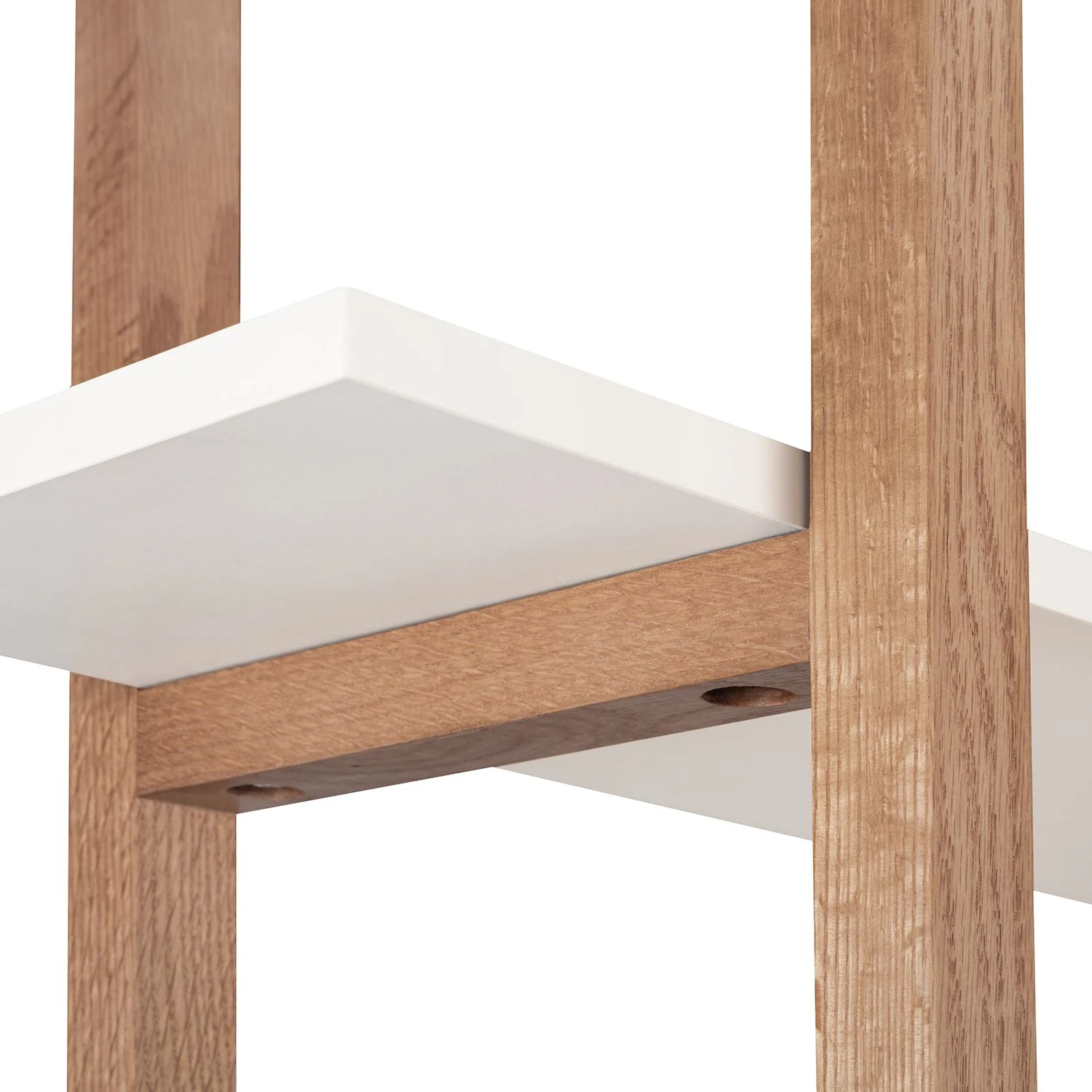 Mørteens Bücherregal Store I - Eiche teilmassiv - Weiß / Eiche 5 Mørteens Bücherregal Store I - Eiche teilmassiv - Weiß / Eiche – Bild 5