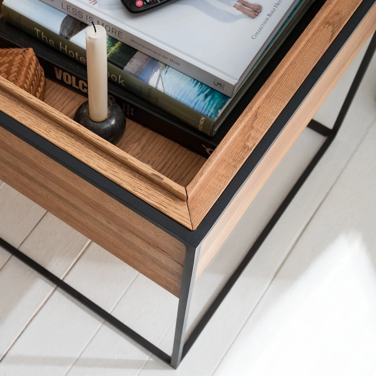 Studio Copenhagen Beistelltisch Cubus I - Eiche Massiv / Metall - Eiche 8 Studio Copenhagen Beistelltisch Cubus I - Eiche Massiv / Metall - Eiche – Bild 8