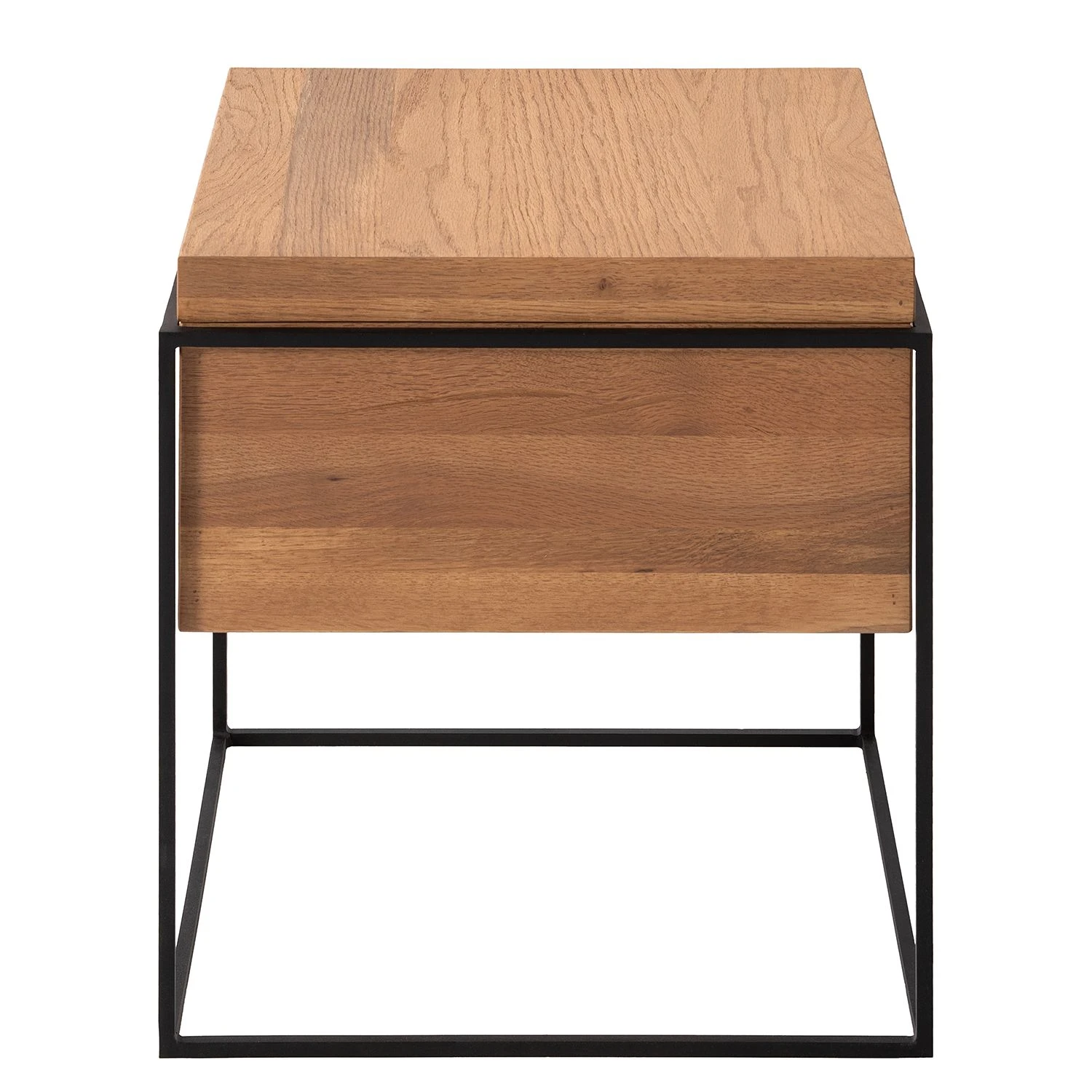 Studio Copenhagen Beistelltisch Cubus I - Eiche Massiv / Metall - Eiche 4 Studio Copenhagen Beistelltisch Cubus I - Eiche Massiv / Metall - Eiche – Bild 4