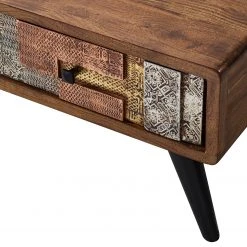 Wolf-Möbel Couchtisch Orient - Akazie massiv / Metall - Mehrfarbig -Wohnzimmermöbel boutique en ligne 1000114111 200512 14061500002 DETAILS P000000001000114111