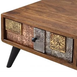 Wolf-Möbel Couchtisch Orient - Akazie massiv / Metall - Mehrfarbig -Wohnzimmermöbel boutique en ligne 1000114111 200512 14062300012 DETAILS P000000001000114111