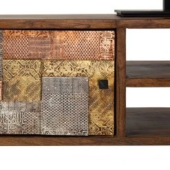 Wolf-Möbel TV-Lowboard Orient - Akazie massiv / Metall - Mehrfarbig -Wohnzimmermöbel boutique en ligne 1000114118 200512 14062800019 DETAILS P000000001000114118