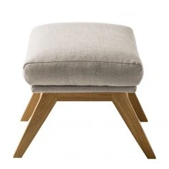 Studio Copenhagen Polsterhocker Hepburn I - Webstoff Milan: Beige - Eiche Dunkel -Wohnzimmermöbel boutique en ligne 1000114796 180716 174400101 GALLERYIMAGES P000000001000114796