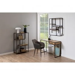 Red Living Regal Coogee I - Eiche Dekor / Schwarz - Höhe: 114 cm 9 Red Living Regal Coogee I - Eiche Dekor / Schwarz - Höhe: 114 cm -Wohnzimmermöbel boutique en ligne 1000114867 220215 021 MOOD DETAILS P000000001000114867 mood