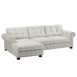 Velvet Studio Ecksofa Marau - Kies - Longchair davorstehend links -Wohnzimmermöbel boutique en ligne 1000115661 200728 11055800006 DETAILS P000000001000115661