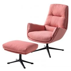 Studio Copenhagen Polsterhocker Garbo III - Webstoff - Webstoff Osta: Koralle - Schwarz -Wohnzimmermöbel boutique en ligne 1000116270 180926 181031719 GALLERYIMAGES P000000001000116270