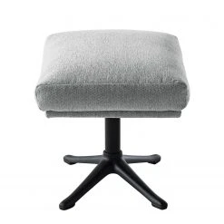 Studio Copenhagen Polsterhocker Hepburn III - Webstoff Saia: Hellgrau - Schwarz -Wohnzimmermöbel boutique en ligne 1000116425 180830 120929209 GALLERYIMAGES P000000001000116425