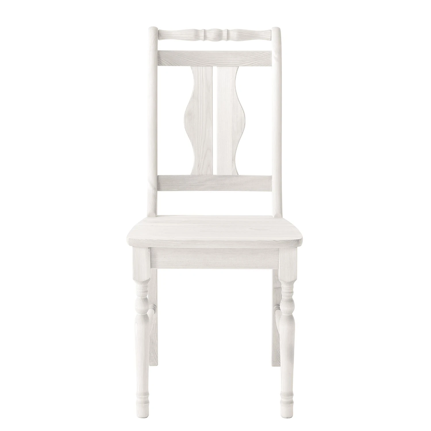 Maison Belfort Esszimmerstuhl Narva (2er Set) - Kiefer Weiß 3 Maison Belfort Esszimmerstuhl Narva (2er Set) - Kiefer Weiß – Bild 3