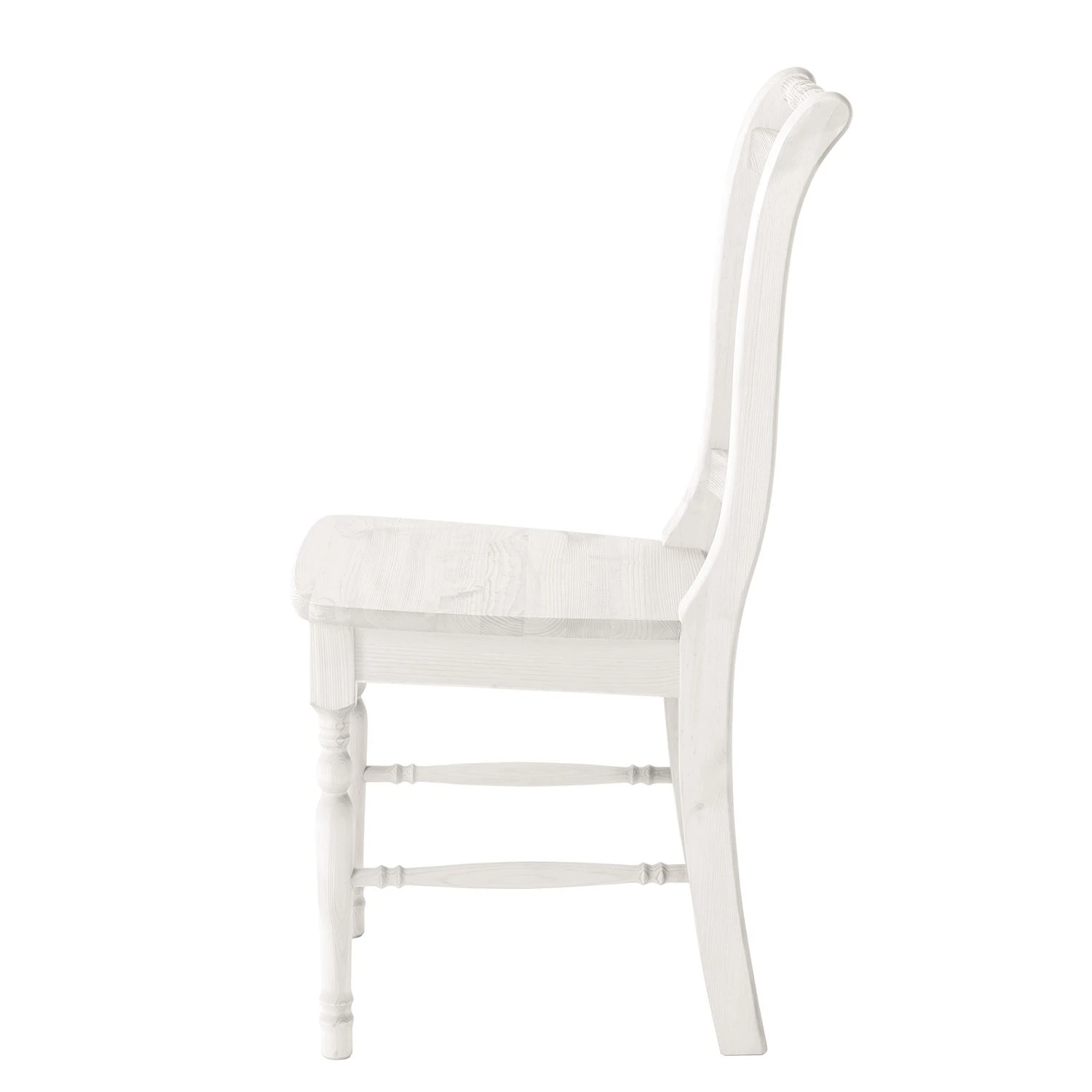 Maison Belfort Esszimmerstuhl Narva (2er Set) - Kiefer Weiß 4 Maison Belfort Esszimmerstuhl Narva (2er Set) - Kiefer Weiß – Bild 4