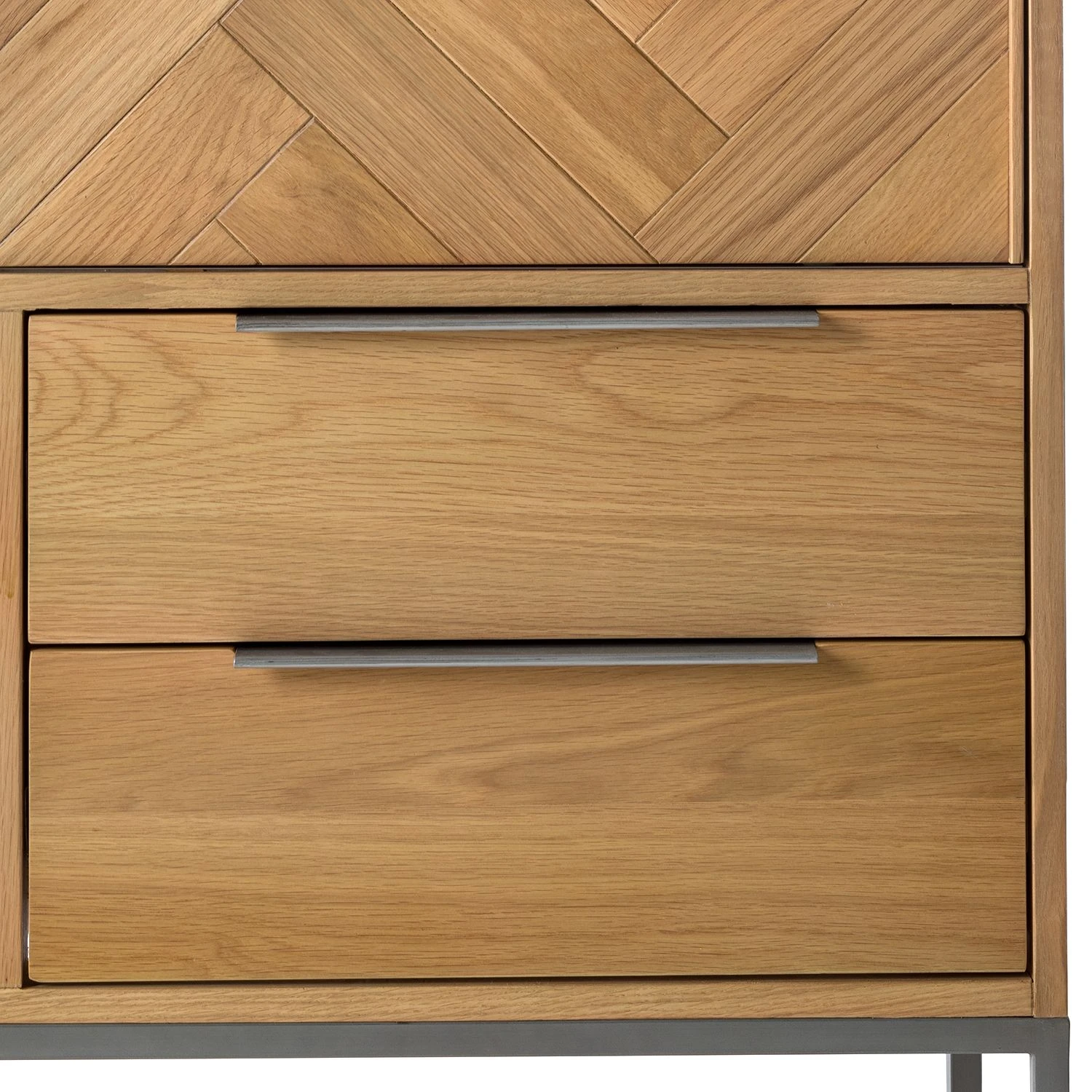 Ars manufacti Barschrank Dharai - Echtholzfurnier / Metall - Eiche / Silber 10 Ars manufacti Barschrank Dharai - Echtholzfurnier / Metall - Eiche / Silber – Bild 10