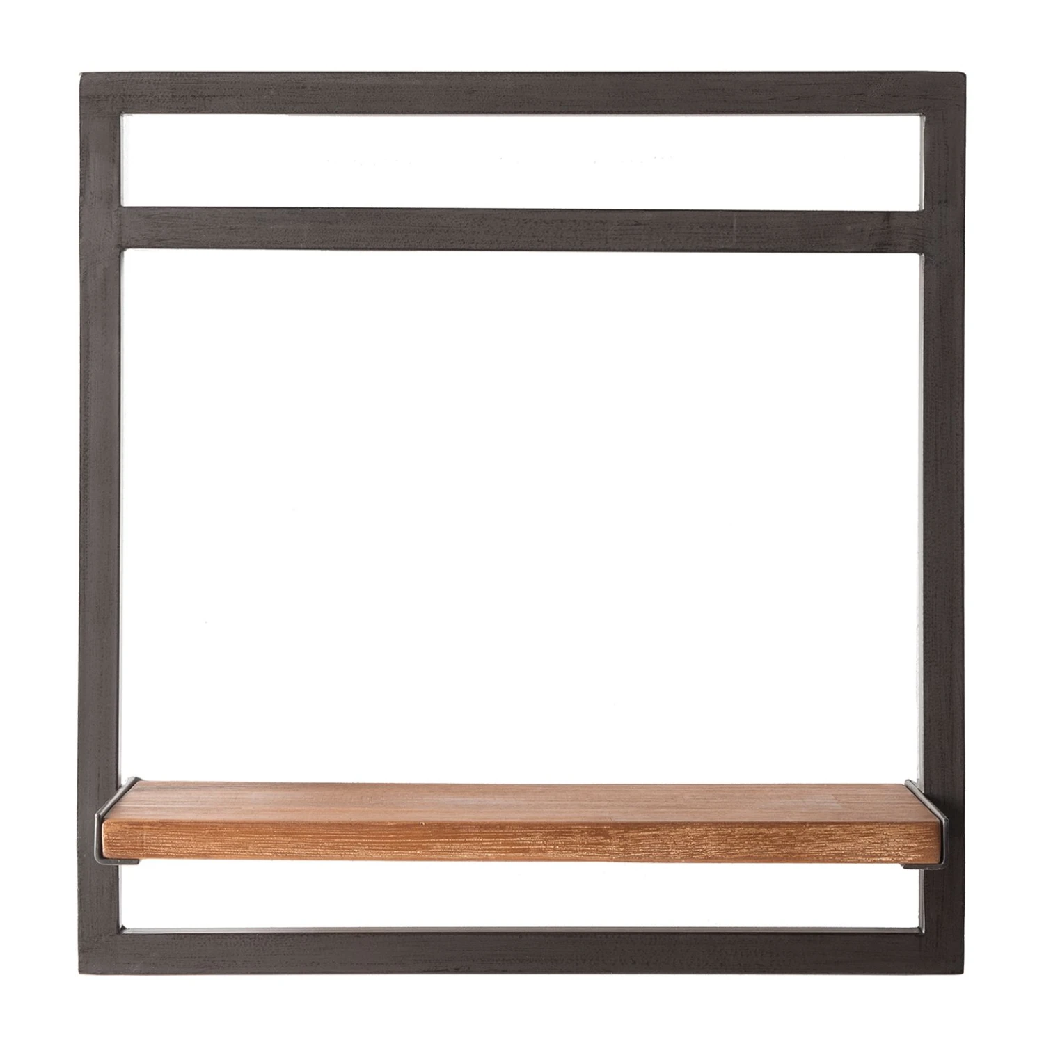 Ars manufacti Wandregal Manchester - Akazie massiv / Metall - Akazie / Anthrazit - 40 x 40 cm 4 Ars manufacti Wandregal Manchester - Akazie massiv / Metall - Akazie / Anthrazit - 40 x 40 cm – Bild 4