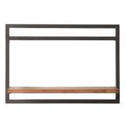Ars manufacti Wandregal Manchester - Akazie massiv / Metall - Akazie / Anthrazit - 58 x 40 cm -Wohnzimmermöbel boutique en ligne 1000117171 030 GALLERYIMAGES P000000001000117171