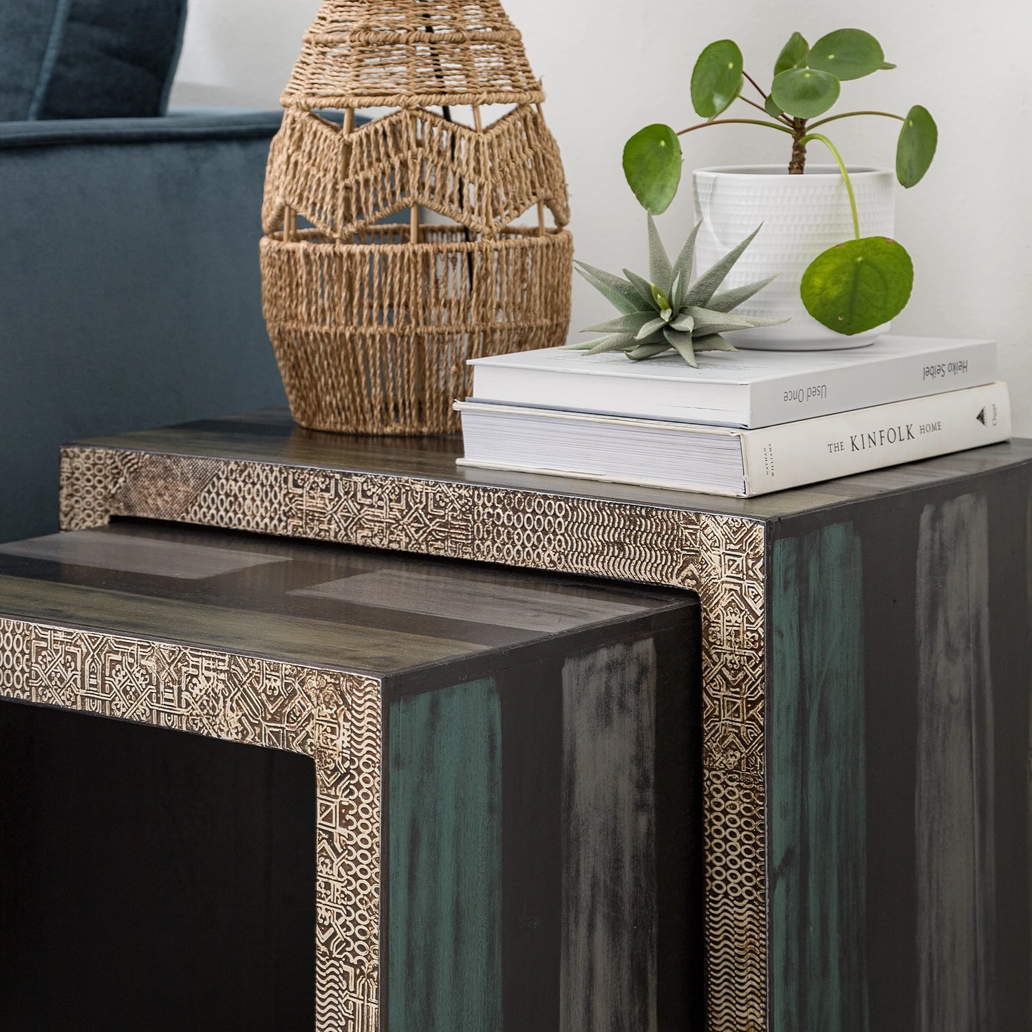 Wolf-Möbel Beistelltisch Goa III (2er-Set) - Mango teilmassiv 14 Wolf-Möbel Beistelltisch Goa III (2er-Set) - Mango teilmassiv – Bild 14