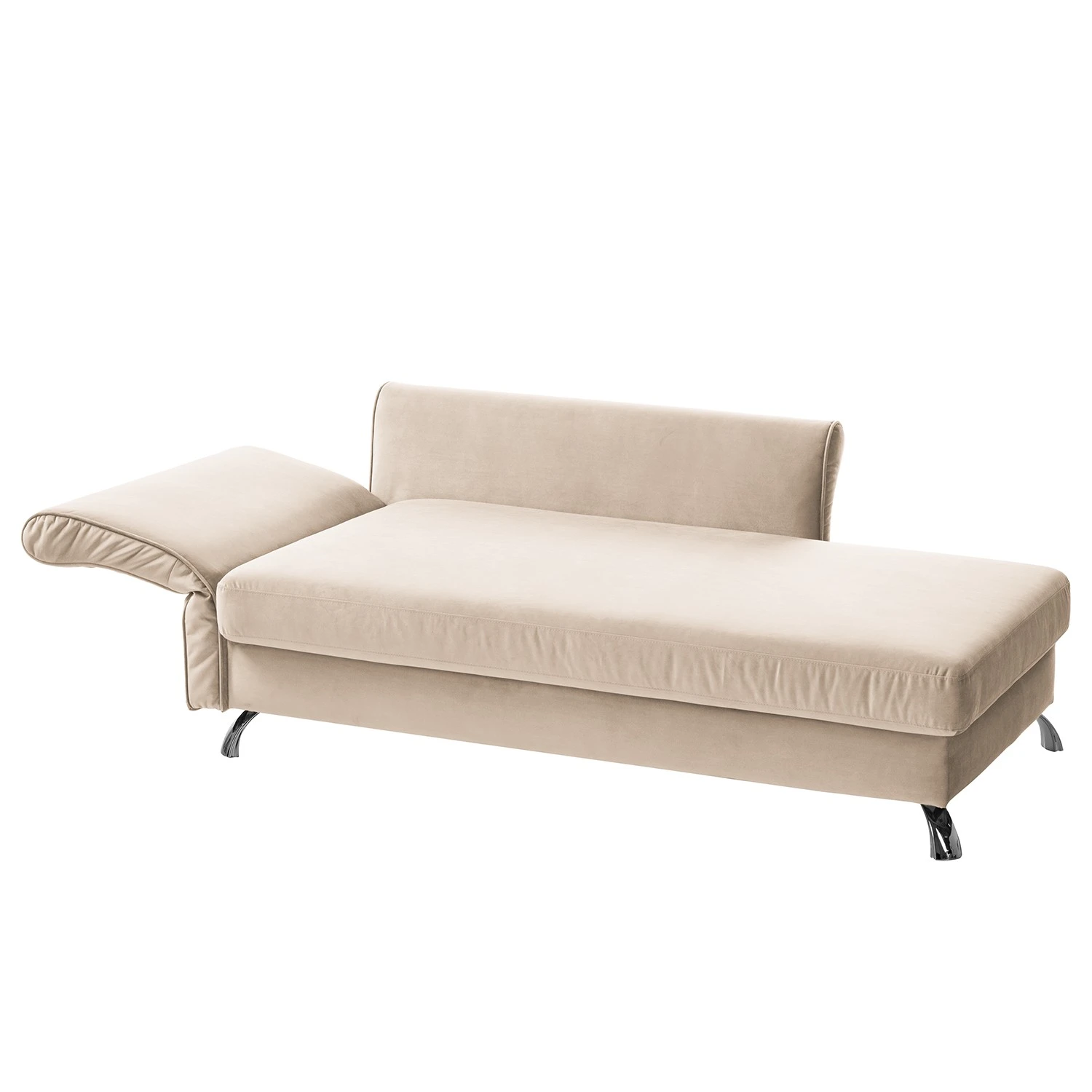 Jack & Alice Recamiere Habay - Microfaser - Hellbeige - Armlehne davorstehend links 5 Jack & Alice Recamiere Habay - Microfaser - Hellbeige - Armlehne davorstehend links – Bild 5