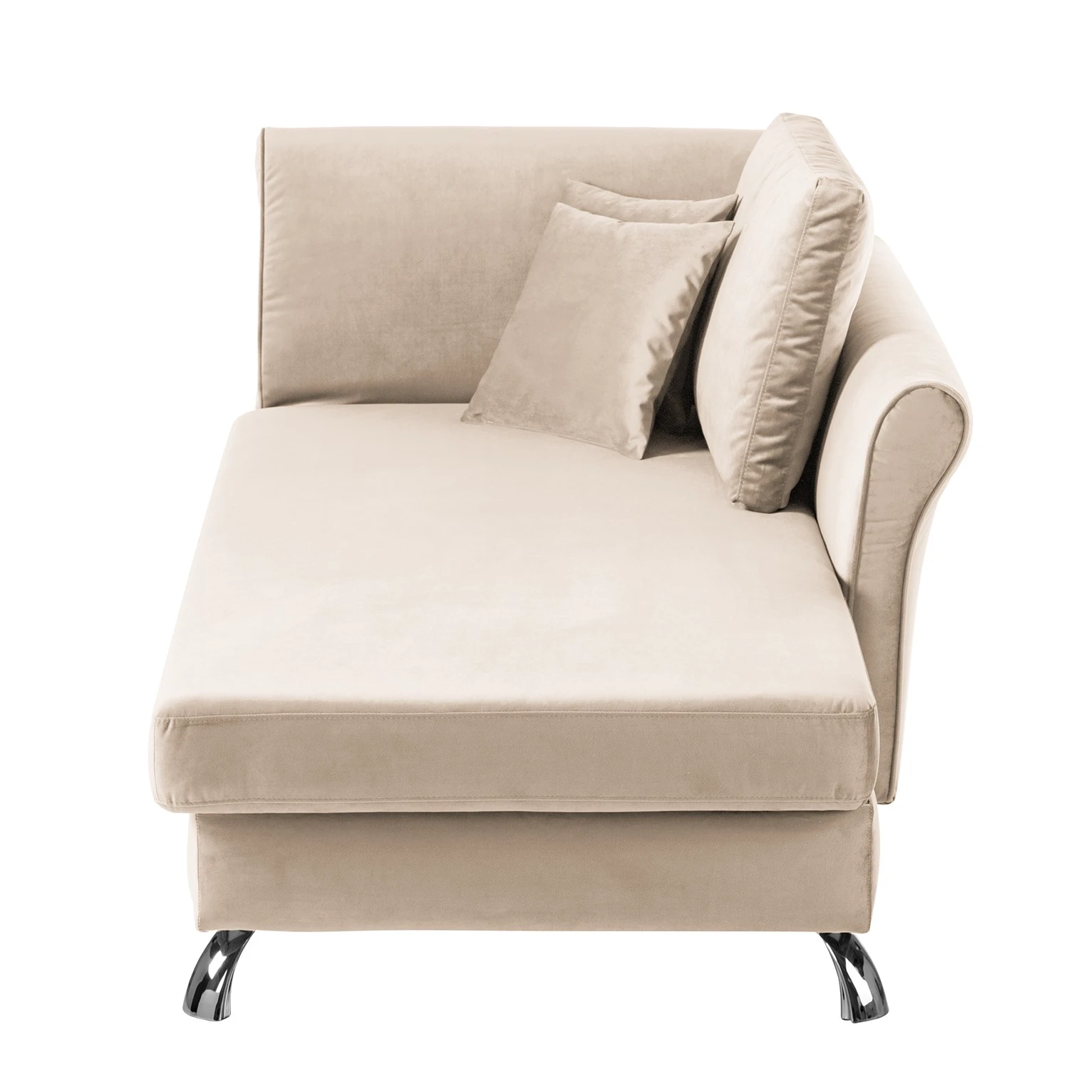 Jack & Alice Recamiere Habay - Microfaser - Hellbeige - Armlehne davorstehend links 8 Jack & Alice Recamiere Habay - Microfaser - Hellbeige - Armlehne davorstehend links – Bild 8