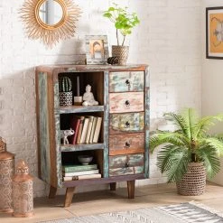 Ars manufacti Kommode Yazoo - Altholz massiv - Mehrfarbig -Wohnzimmermöbel boutique en ligne 1000118141 181123 16234300007 MOOD GALLERYIMAGES P000000001000118141 mood