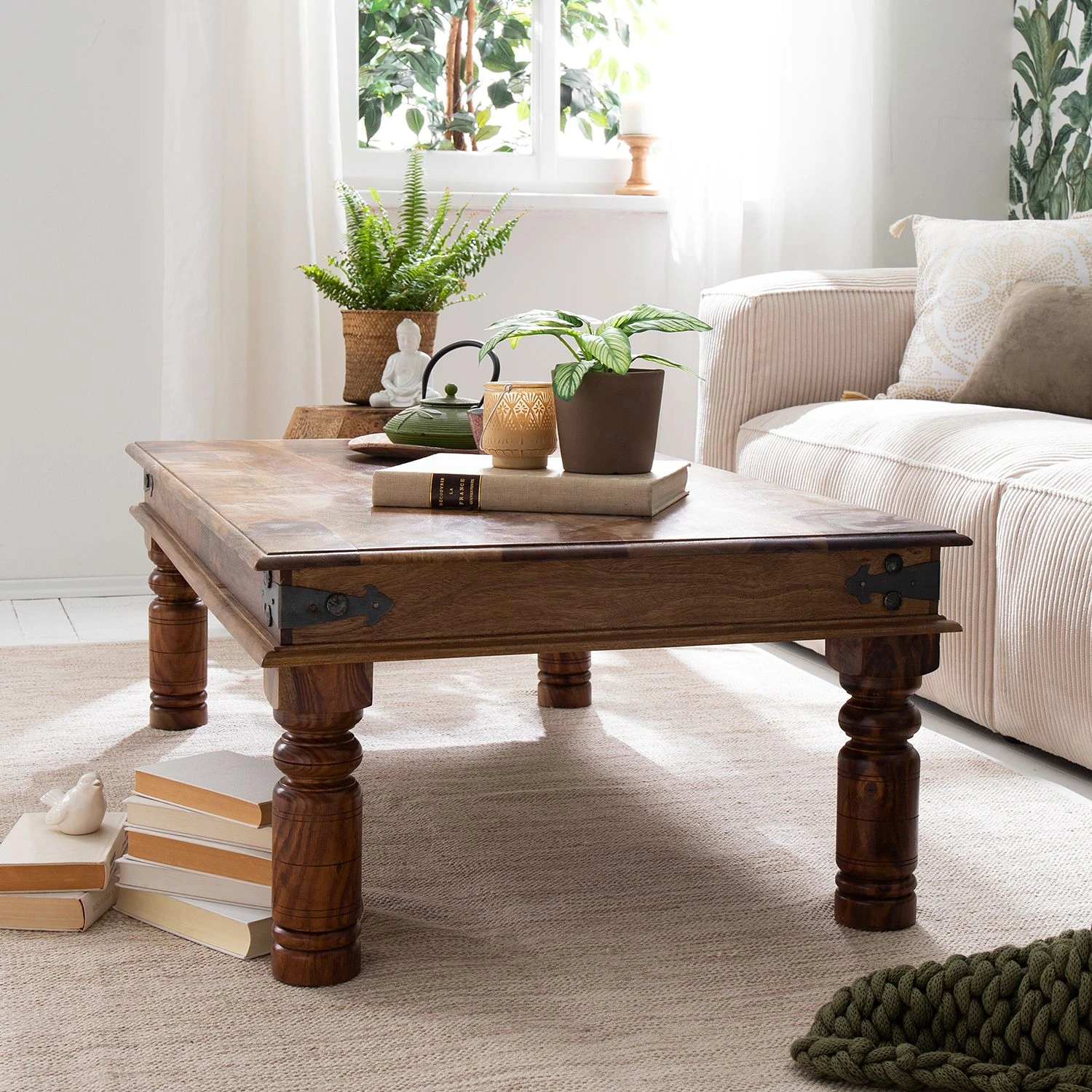 Ars Natura Couchtisch Kaschmir I - Sheesham massiv - Sheesham Honig Dunkel 10 Ars Natura Couchtisch Kaschmir I - Sheesham massiv - Sheesham Honig Dunkel – Bild 10