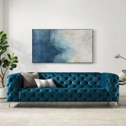Jack & Alice Sofa Leominster (3-Sitzer) - Marineblau -Wohnzimmermöbel boutique en ligne 1000119221 191021 07164000023 DETAILS P000000001000119221