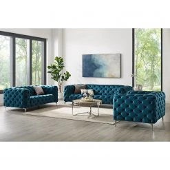 Jack & Alice Sofa Leominster (2-Sitzer) - Marineblau -Wohnzimmermöbel boutique en ligne 1000119231 191021 07164200034 MOOD DETAILS P000000001000119231 mood