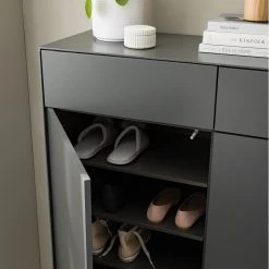 Mørteens Schuhkommode Lindholm II - Grau 36 Mørteens Schuhkommode Lindholm II - Grau -Wohnzimmermöbel boutique en ligne 1000119255 200916 16053800020 DETAILS P000000001000119255