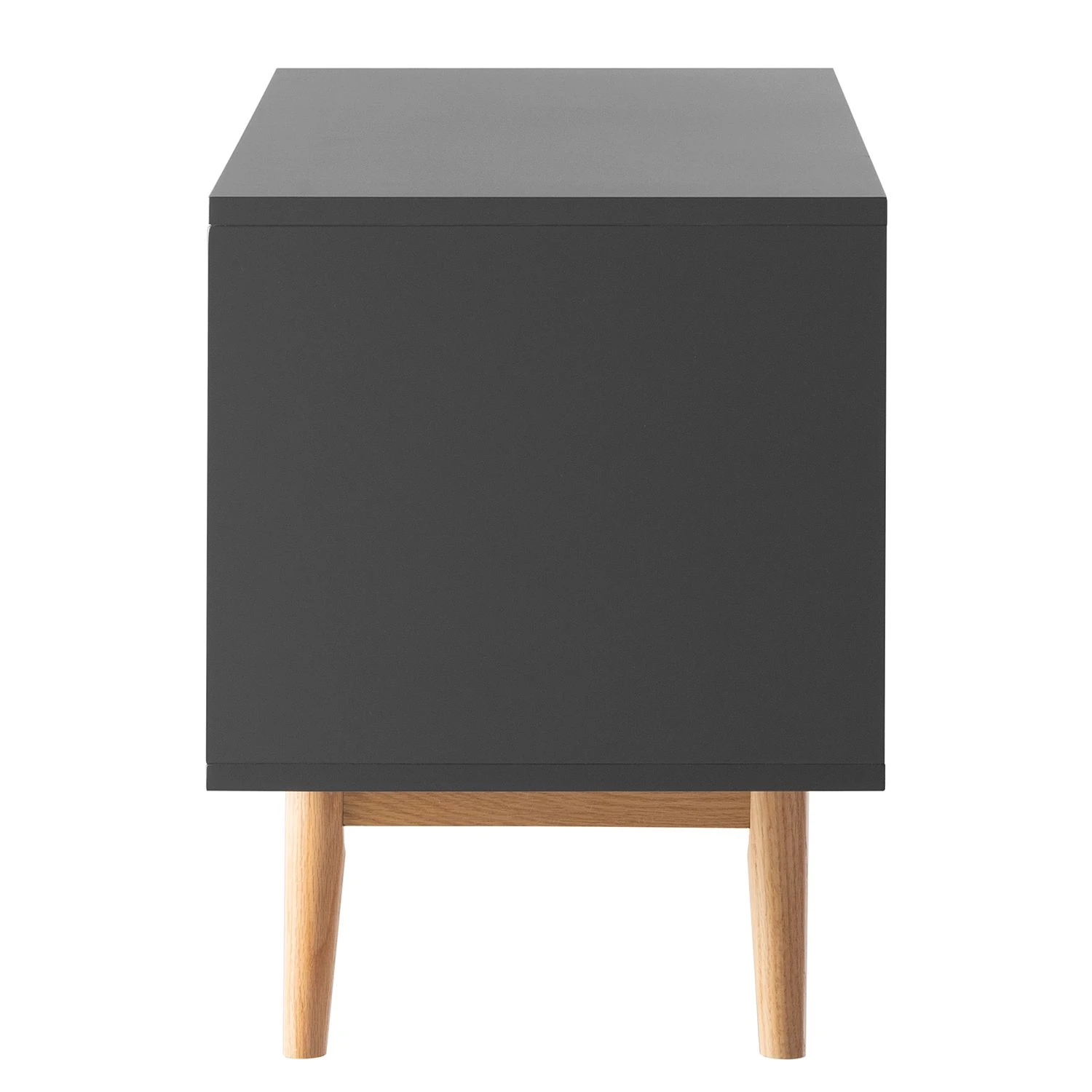 Mørteens Sideboard Lindholm V - Eiche teilmassiv - Grau / Eiche 4 Mørteens Sideboard Lindholm V - Eiche teilmassiv - Grau / Eiche – Bild 4