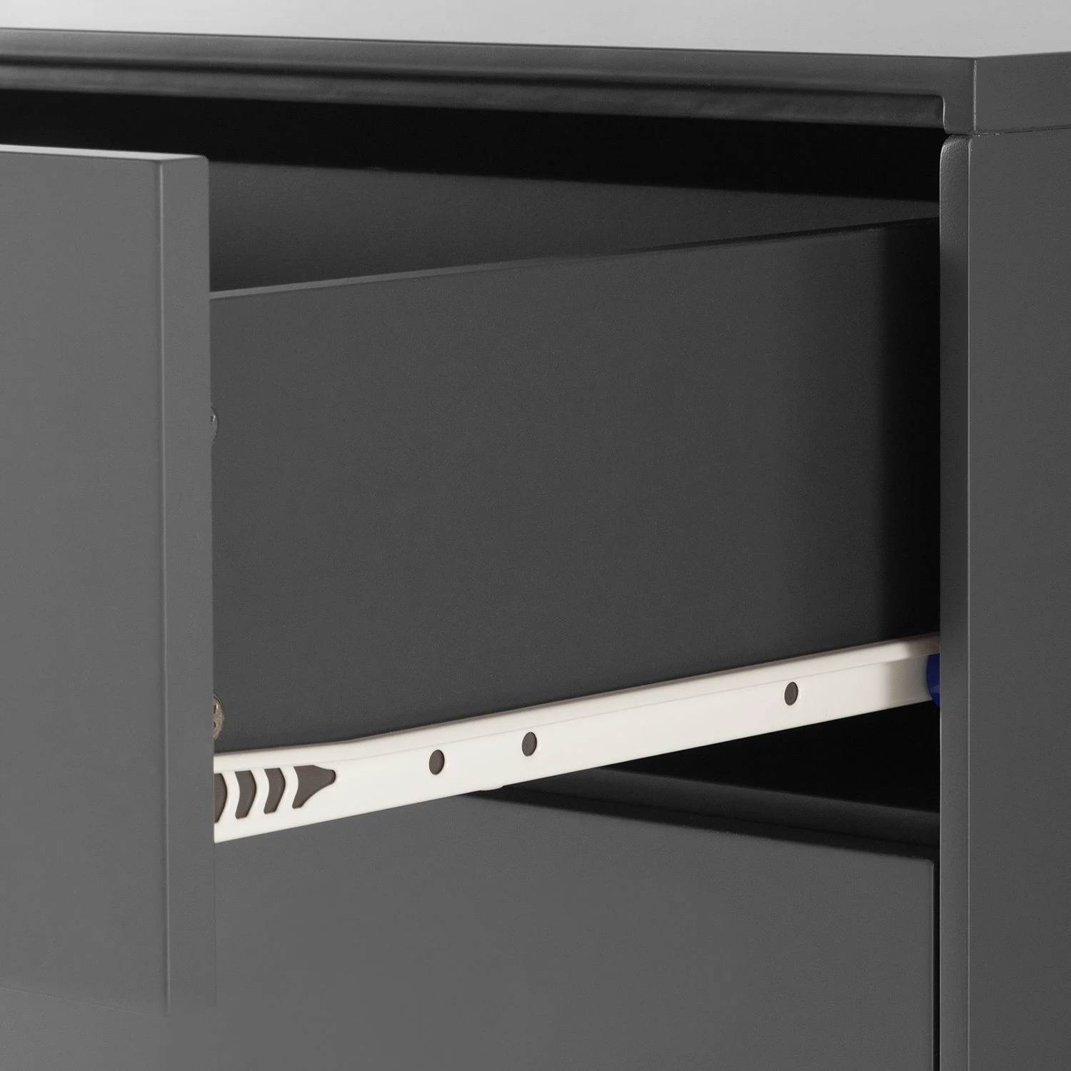 Mørteens Sideboard Lindholm V - Eiche teilmassiv - Grau / Eiche 9 Mørteens Sideboard Lindholm V - Eiche teilmassiv - Grau / Eiche – Bild 9