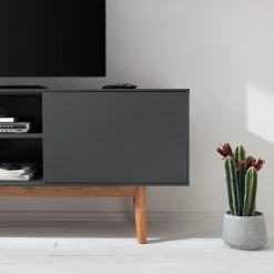 Mørteens TV-Lowboard Lindholm - Grau - 160 x 40 cm -Wohnzimmermöbel boutique en ligne 1000119270 190211 10374000012 GALLERYIMAGES P000000001000119270