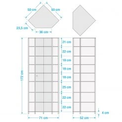 Fredriks Eckvitrine Amalia II - Eiche Sonoma Dekor 7 Fredriks Eckvitrine Amalia II - Eiche Sonoma Dekor -Wohnzimmermöbel boutique en ligne 1000119684 190621 12570200046 GALLERYIMAGES P000000001000119684