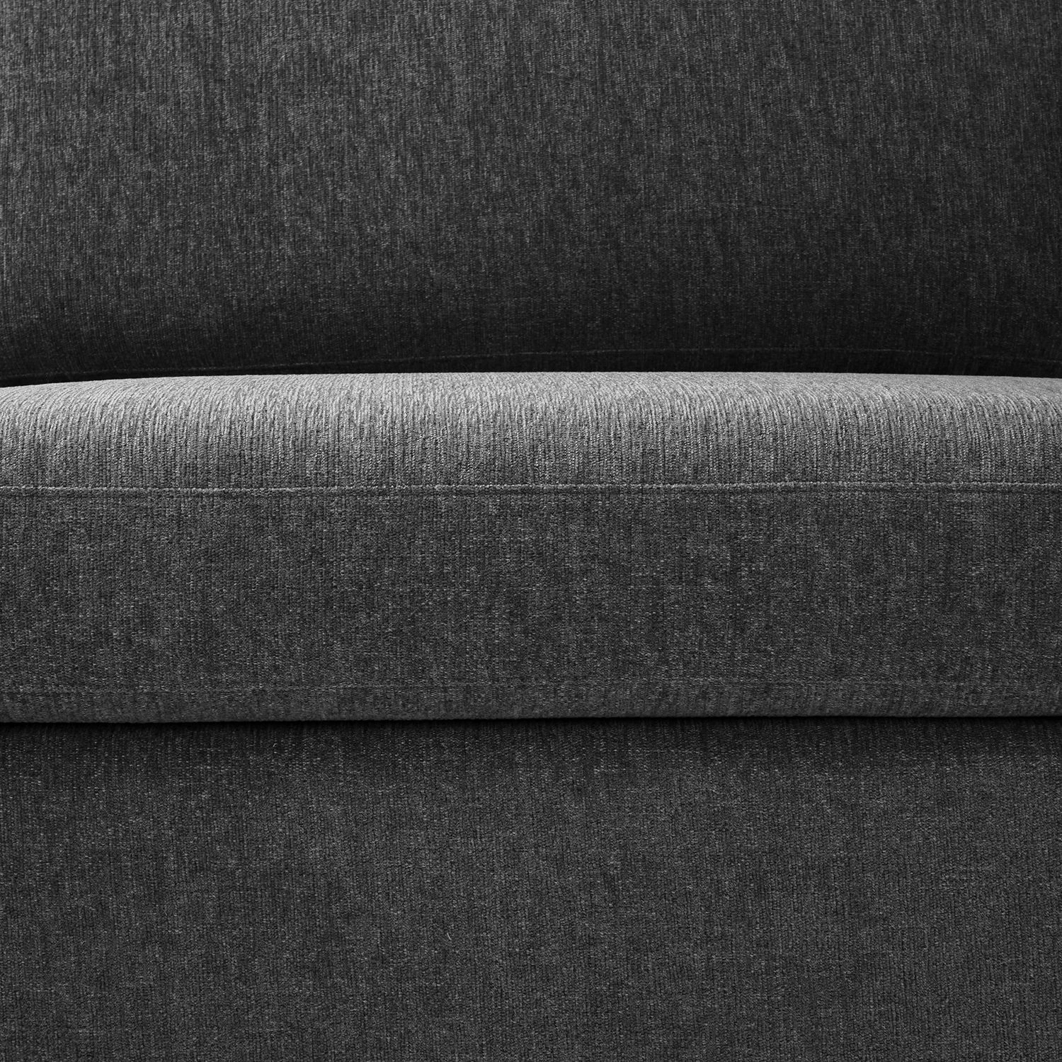 Fredriks Ecksofa Cipo I - Schwarz meliert - Longchair davorstehend rechts 14 Fredriks Ecksofa Cipo I - Schwarz meliert - Longchair davorstehend rechts – Bild 14