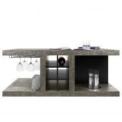 Temahome Couchtisch Detroit ll - Beton Dekor / Matt Schwarz -Wohnzimmermöbel boutique en ligne 1000119849 201016 13254300268 DETAILS P000000001000119849