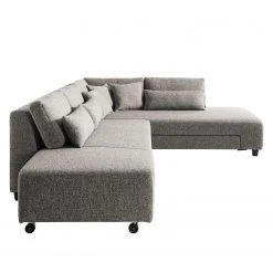 Fredriks Ecksofa Apex - Webstoff - Haselnuss - Ottomane davorstehend rechts -Wohnzimmermöbel boutique en ligne 1000119953 120 GALLERYIMAGES P000000001000119953