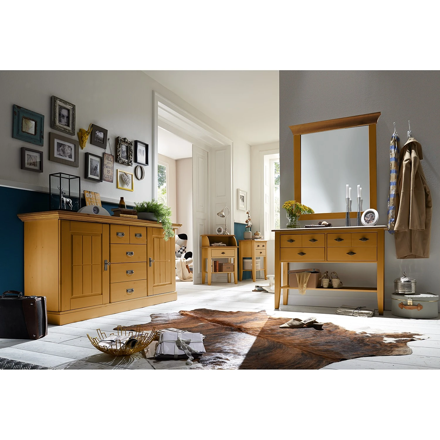 Maison Belfort Konsolentisch Bergen I - Kiefer massiv - Kiefer Laugenfarbig - Breite: 102 cm 2 Maison Belfort Konsolentisch Bergen I - Kiefer massiv - Kiefer Laugenfarbig - Breite: 102 cm – Bild 2