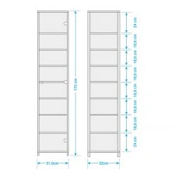Fredriks Standvitrine Exhibit II - Inkl. Beleuchtung - Buche Dekor 7 Fredriks Standvitrine Exhibit II - Inkl. Beleuchtung - Buche Dekor -Wohnzimmermöbel boutique en ligne 1000121901 30 GALLERYIMAGES P000000001000121901