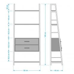 Ars manufacti Regal Atelier IV - Akazie massiv / Metall - Akazie Braun / Anthrazit -Wohnzimmermöbel boutique en ligne 1000123167 030 GALLERYIMAGES P000000001000123167