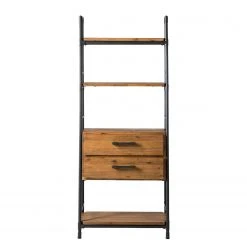 Ars manufacti Regal Atelier IV - Akazie massiv / Metall - Akazie Braun / Anthrazit -Wohnzimmermöbel boutique en ligne 1000123167 180628 09471402 GALLERYIMAGES P000000001000123167