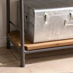 Ars manufacti Regal Atelier IV - Akazie massiv / Metall - Akazie Braun / Anthrazit -Wohnzimmermöbel boutique en ligne 1000123167 180917 101123051 GALLERYIMAGES P000000001000123167