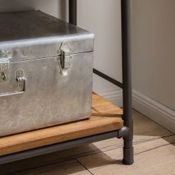 Ars manufacti Regal Atelier IV - Akazie massiv / Metall - Akazie Braun / Anthrazit -Wohnzimmermöbel boutique en ligne 1000123167 180917 101123061 GALLERYIMAGES P000000001000123167