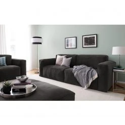 Jack & Alice Sofa Greenwich (3-Sitzer) - Dunkelgrau -Wohnzimmermöbel boutique en ligne 1000123340 181011 09372001 MOOD GALLERYIMAGES P000000001000123340 mood