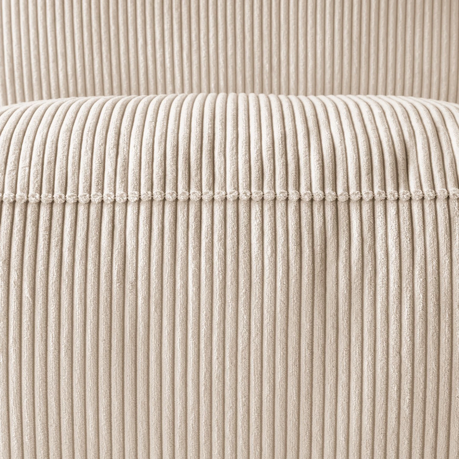 Ars Natura 2-Sitzer Sofa LORALAI - Cordstoff Lola: Creme 8 Ars Natura 2-Sitzer Sofa LORALAI - Cordstoff Lola: Creme – Bild 8