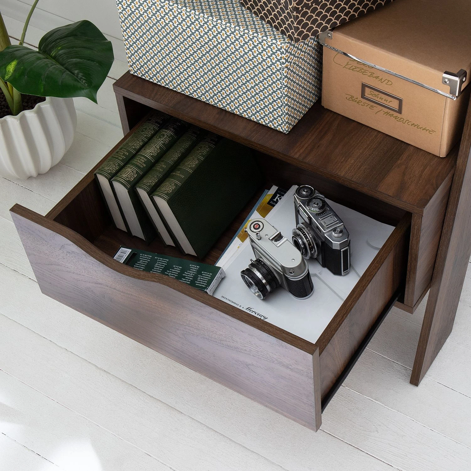 Mørteens Regal Gjora - Gummibaum teilmassiv - Walnuss 12 Mørteens Regal Gjora - Gummibaum teilmassiv - Walnuss – Bild 12