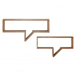 Ars Natura Wandregal Dumka (2-er Set) - Akazie massiv